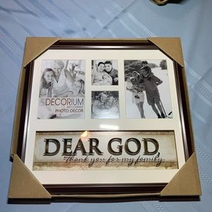 Dear God, Collage Photo Frame
